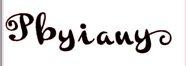 Pbyiany Font sample to identify the typeface on WhatFontIs