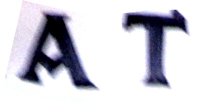 AT Font sample to identify the typeface on WhatFontIs