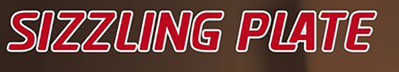 SIZZLING PLATE Font sample to identify the typeface on WhatFontIs