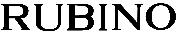 font scritta RUBINO