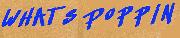 What's Poppin' Font Font sample uploaded by markhgraydon to identify the typeface on WhatFontIs