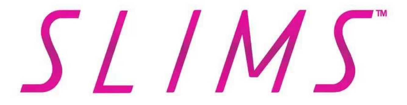 NygÃ¥rd SLIMS logo font - italic sans serif, possibly condensed? Font sample to identify the typeface on WhatFontIs