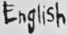 English Font sample to identify the typeface on WhatFontIs