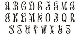 monogram fonts Font sample to identify the typeface on WhatFontIs