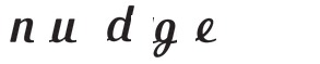 Font for Studio Nudge? Font sample to identify the typeface on WhatFontIs
