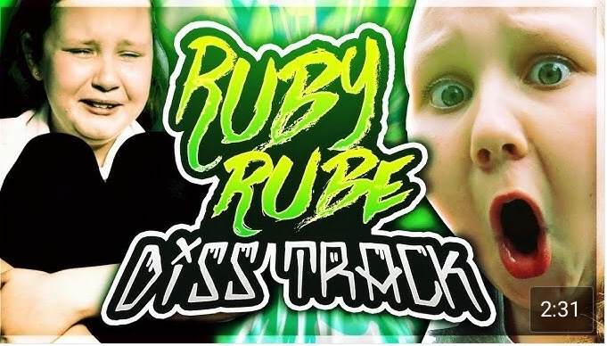 Ruby Rube DISSTRACK Thumbnail Font sample to identify the typeface on WhatFontIs