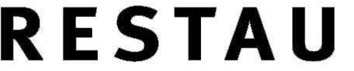 RESTAU Font sample to identify the typeface on WhatFontIs