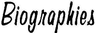 Biographies Font sample to identify the typeface on WhatFontIs