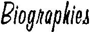 Biographies Font sample uploaded by riskybrizness to identify the typeface on WhatFontIs