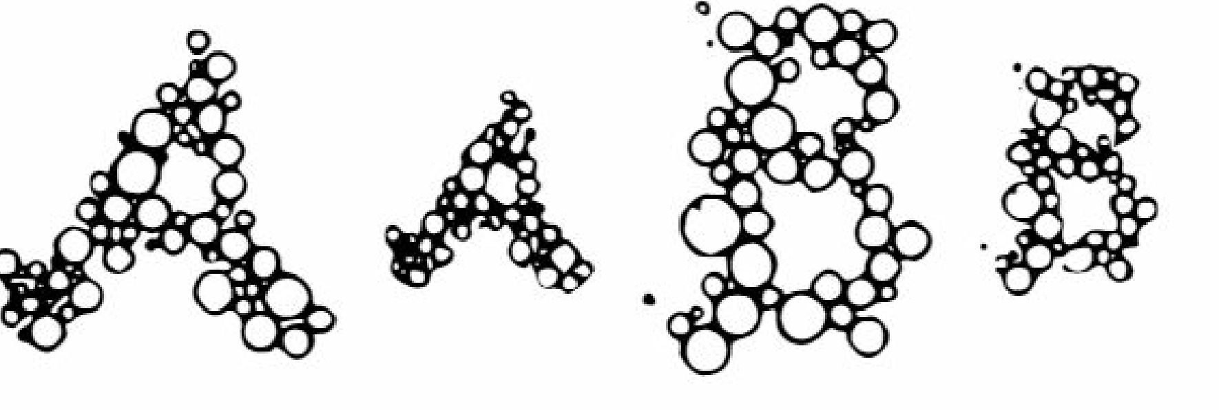 Bubble font Font sample to identify the typeface on WhatFontIs