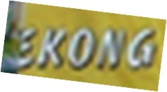 Please help! (Text: EKONG) Font sample to identify the typeface on WhatFontIs