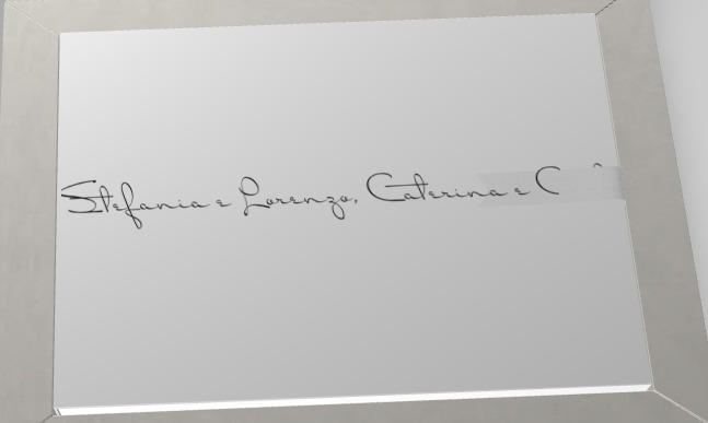 Stefania e Lorenzo Caterina e Carlo Font sample to identify the typeface on WhatFontIs