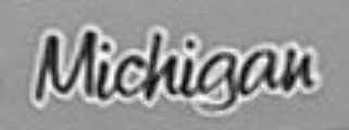 Michigan Font sample to identify the typeface on WhatFontIs