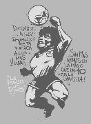 Maradona (Los Piojos) Font sample uploaded by marianoleo to identify the typeface on WhatFontIs