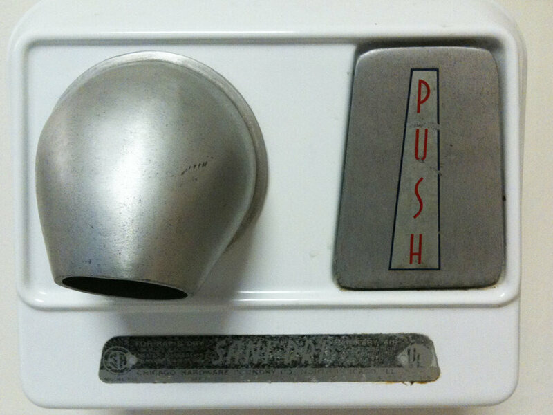 font fron 1948 hand dryer