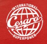 Font of the word "CESARO"?