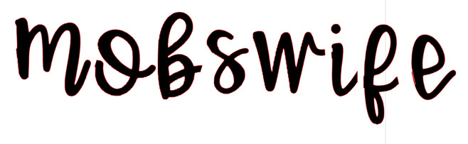 mobswife Font sample to identify the typeface on WhatFontIs