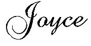 "Joyce" Font