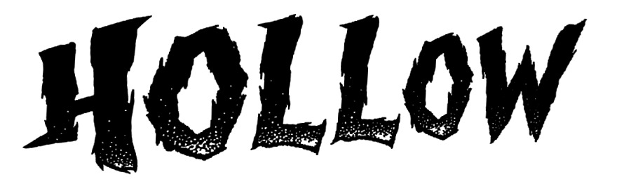 'Hollow' Text - Deteriorating, Witch like