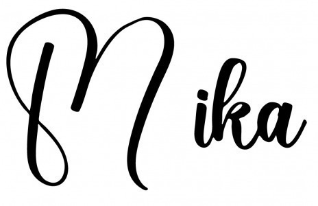 Mika Font sample to identify the typeface on WhatFontIs