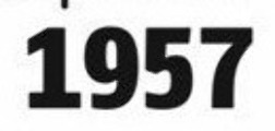1957 1957 Font sample to identify the typeface on WhatFontIs