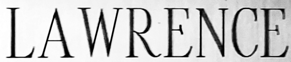 Lawrence font