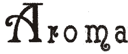 Aroma Font sample to identify the typeface on WhatFontIs