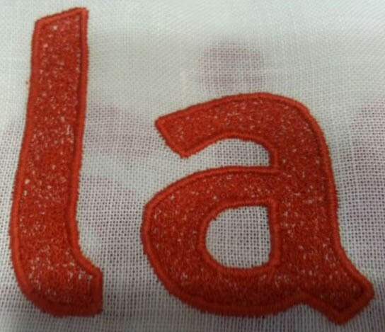 l a Font sample to identify the typeface on WhatFontIs