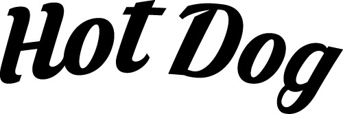Hot Dog Font sample to identify the typeface on WhatFontIs