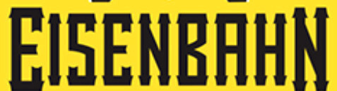 EISENBAHN Font sample to identify the typeface on WhatFontIs