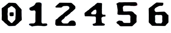 Old OCR time stamp Font sample to identify the typeface on WhatFontIs