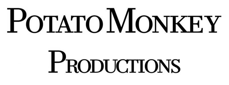 I can't find a font for POTATO MONKEY PRODUCTIONS