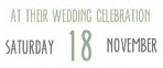 Wedding invite all caps Font sample to identify the typeface on WhatFontIs
