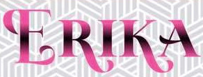 ERIKA Font sample to identify the typeface on WhatFontIs