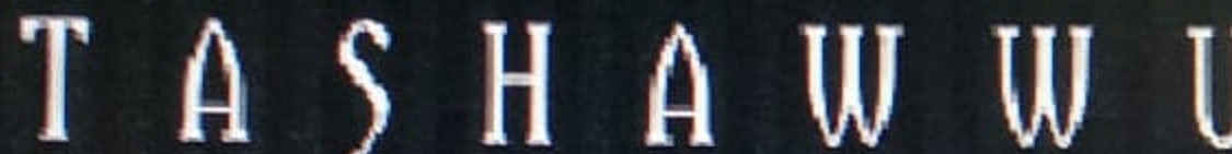 TASHAWWUF Font sample to identify the typeface on WhatFontIs