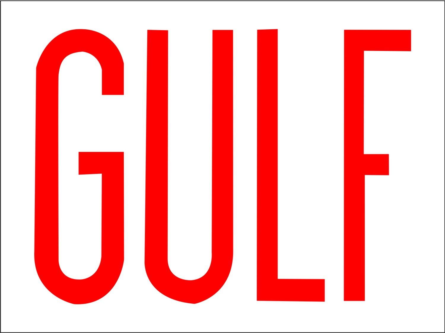 gulf Font sample to identify the typeface on WhatFontIs