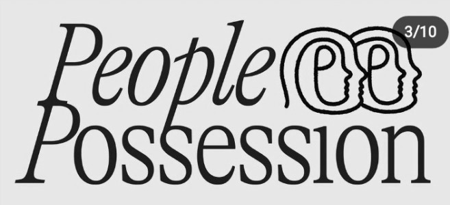 People possession font?