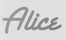 Alice Font sample to identify the typeface on WhatFontIs