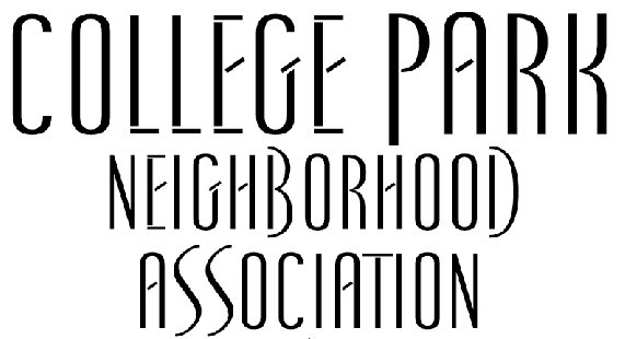 College Park Neighborhood Association Font sample to identify the typeface on WhatFontIs