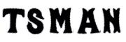 TSMAN Font sample uploaded by 9080529018 to identify the typeface on WhatFontIs