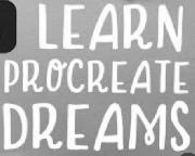 Learn procreate dreams