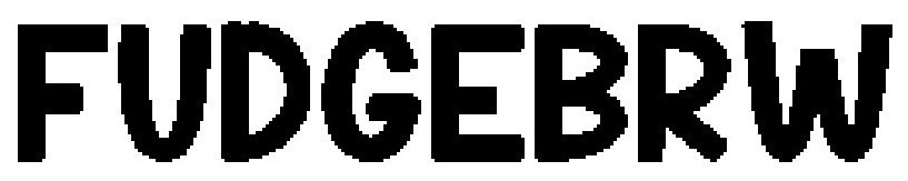 FUDGEBRW Font