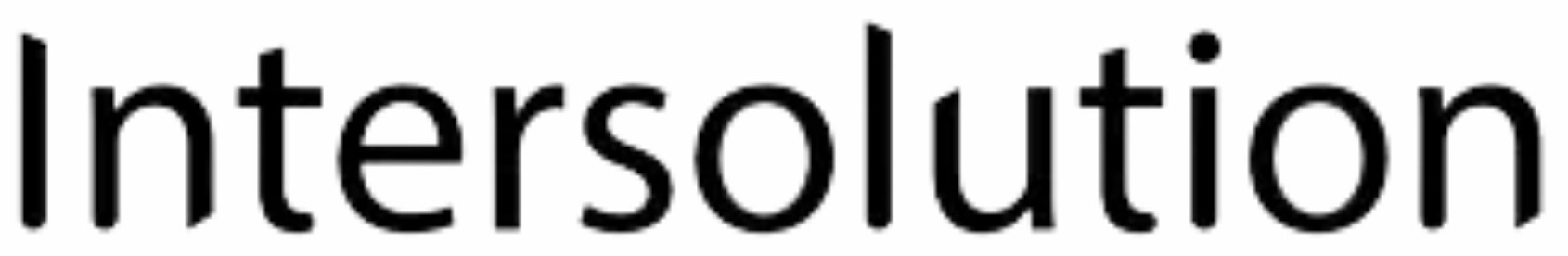 Intersolution Font sample to identify the typeface on WhatFontIs