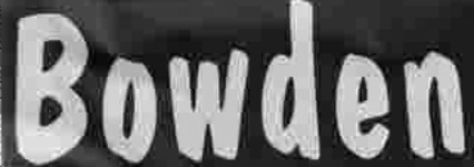 Bowden Font Font sample to identify the typeface on WhatFontIs