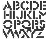 Need the name of this stencil please! :) Font sample uploaded by AnnieCouldrey to identify the typeface on WhatFontIs