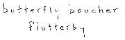 Please Help - Handwritten Flutterby Font Font sample uploaded by esteveb to identify the typeface on WhatFontIs
