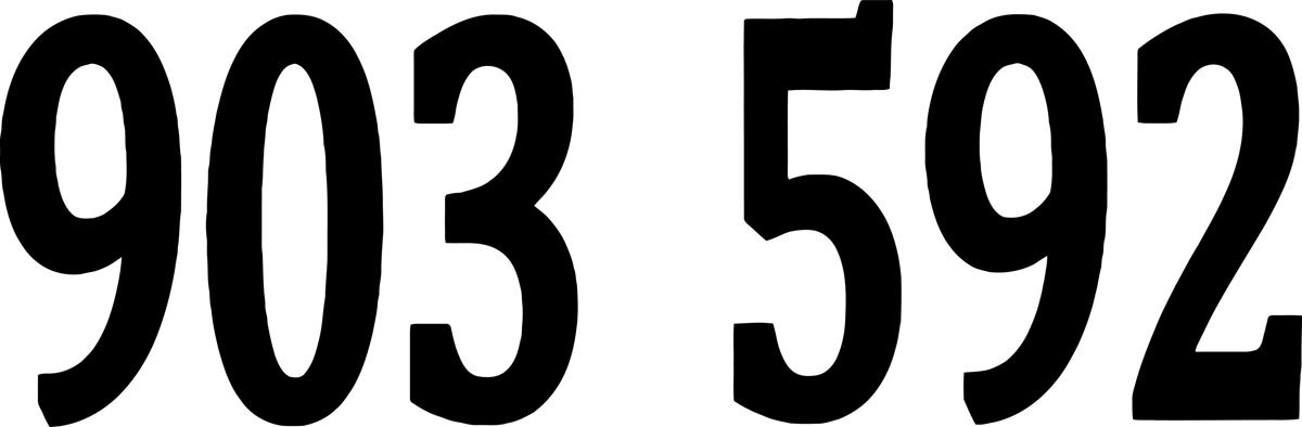 Numbers PLEASE HELP Font sample to identify the typeface on WhatFontIs