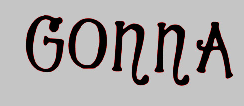 GonnA Font sample to identify the typeface on WhatFontIs