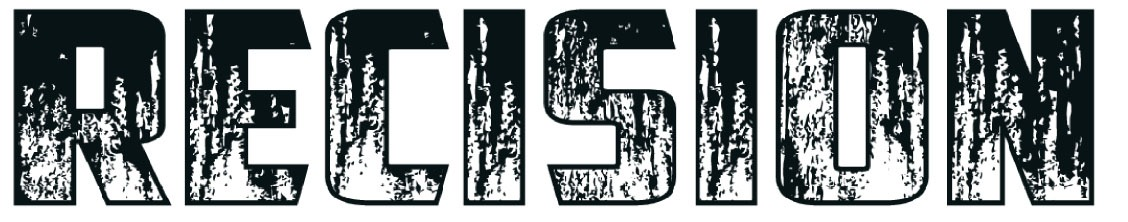 RECISION Font sample to identify the typeface on WhatFontIs