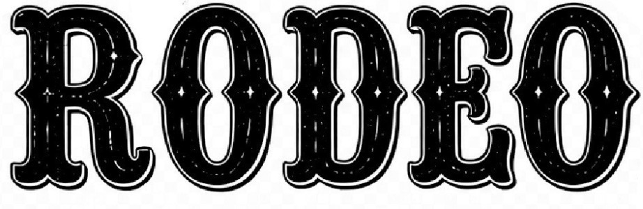 RODEO Font sample to identify the typeface on WhatFontIs